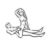 Pozycja Odwrócona Klęcząca Amazonka